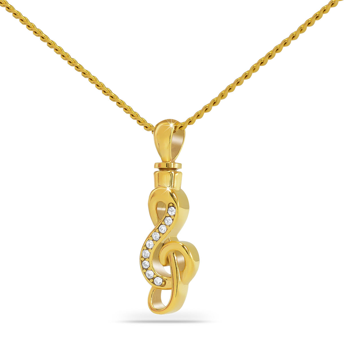 Sweet Music Ash Gold Steel Keepsake